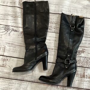 1815. Nine West Leather Boots Size 8.5 VGUC